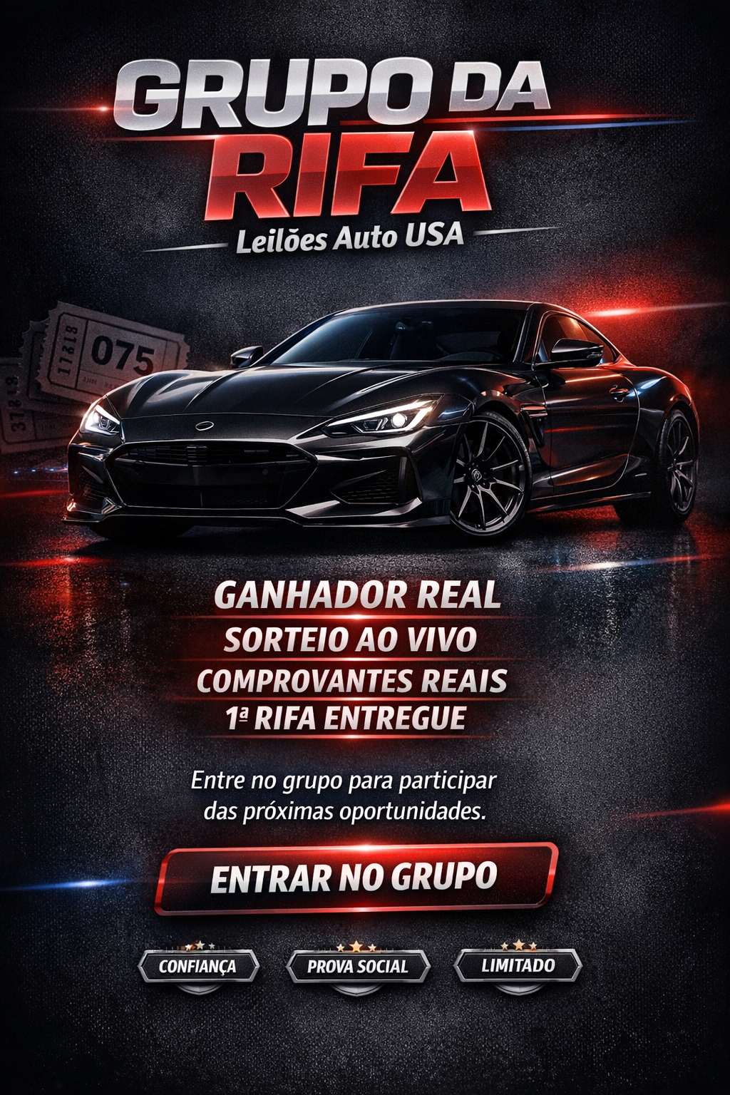 Grupo da Rifa Leilões Auto USA